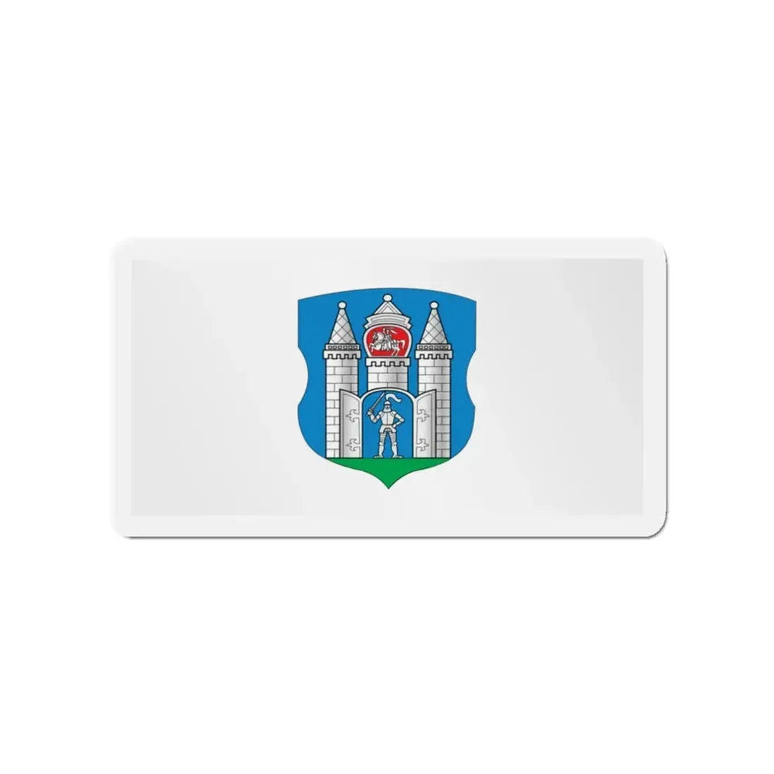 Flag of Mahilioŭ Mahiloŭ Mogilev Russia - Refrigerator Magnet 3 Inch - The Sticker Space