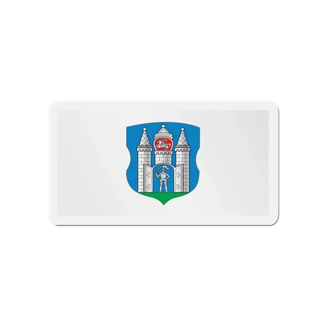 Flag of Mahilioŭ Mahiloŭ Mogilev Russia - Refrigerator Magnet 4 Inch - The Sticker Space