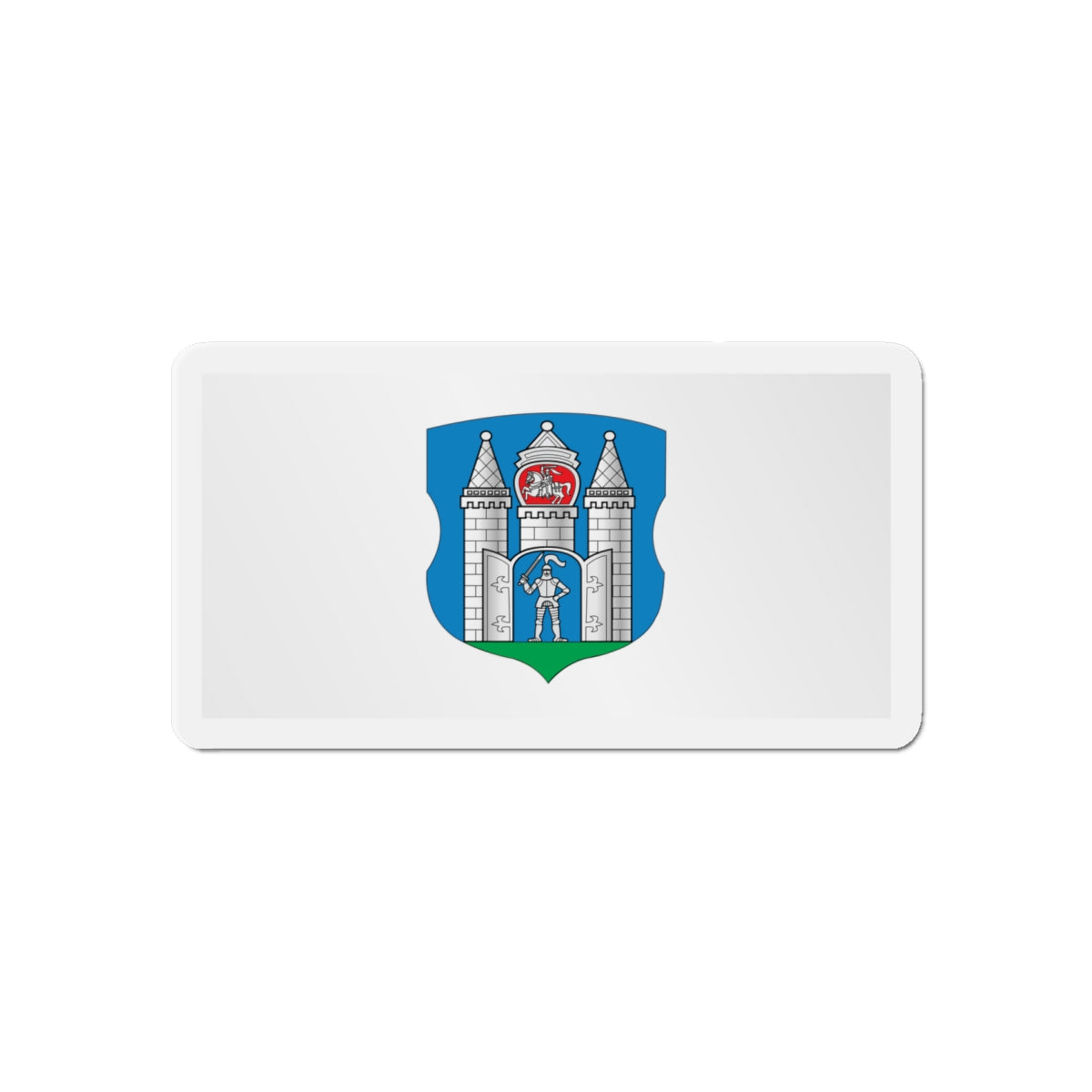 Flag of Mahilioŭ Mahiloŭ Mogilev Russia - Die-Cut Magnet-6 × 6"-The Sticker Space