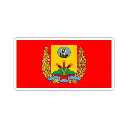 Flag of Mahilyow Voblast (Belarus) STICKER Vinyl Kiss-Cut Decal 3 Inch White - The Sticker Space