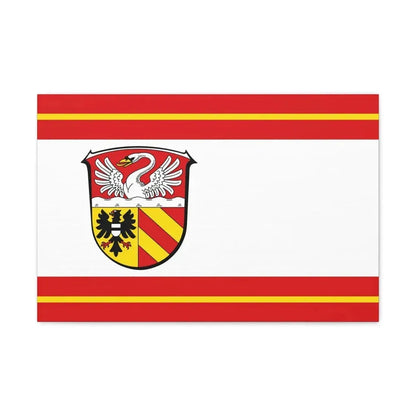 Flag of Main Kinzig Kreis Germany - Canvas Wall Art 24″ x 16″ 1.25" - The Sticker Space