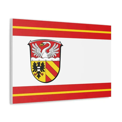 Flag of Main Kinzig Kreis Germany - Canvas Wall Art - The Sticker Space