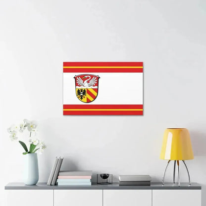 Flag of Main Kinzig Kreis Germany - Canvas Wall Art - The Sticker Space