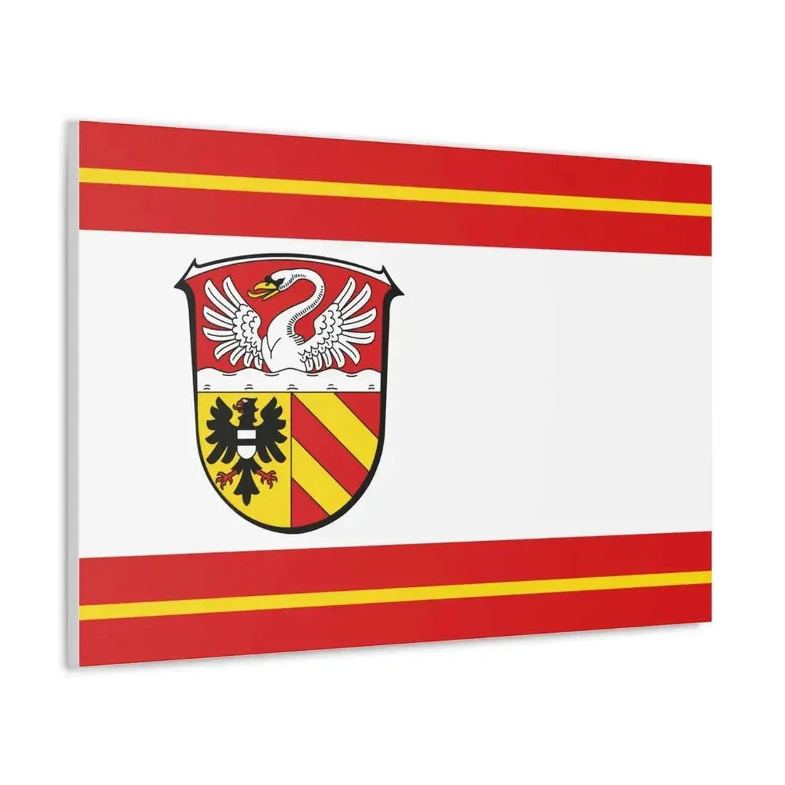 Flag of Main Kinzig Kreis Germany - Canvas Wall Art - The Sticker Space