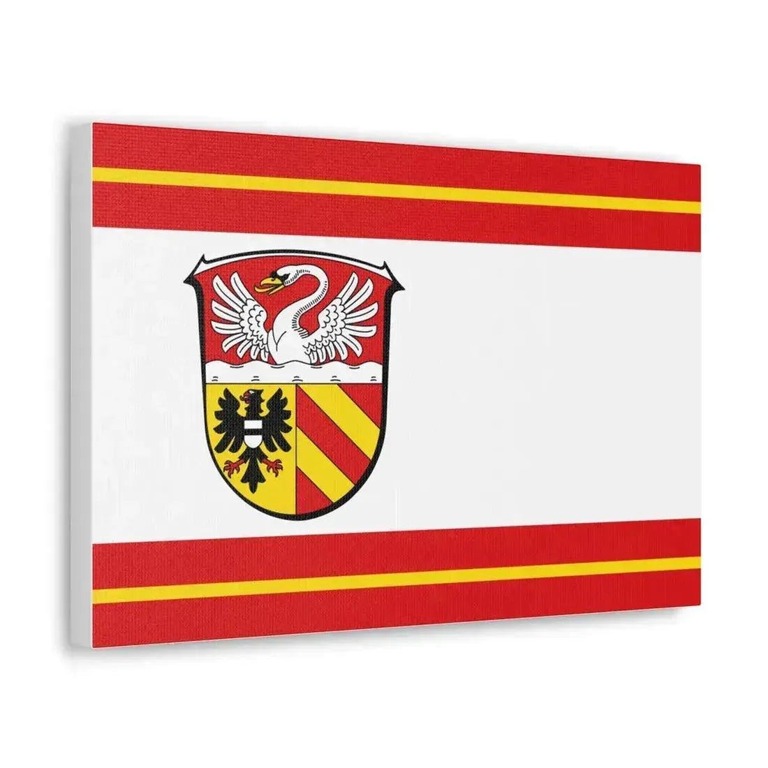 Flag of Main Kinzig Kreis Germany - Canvas Wall Art - The Sticker Space
