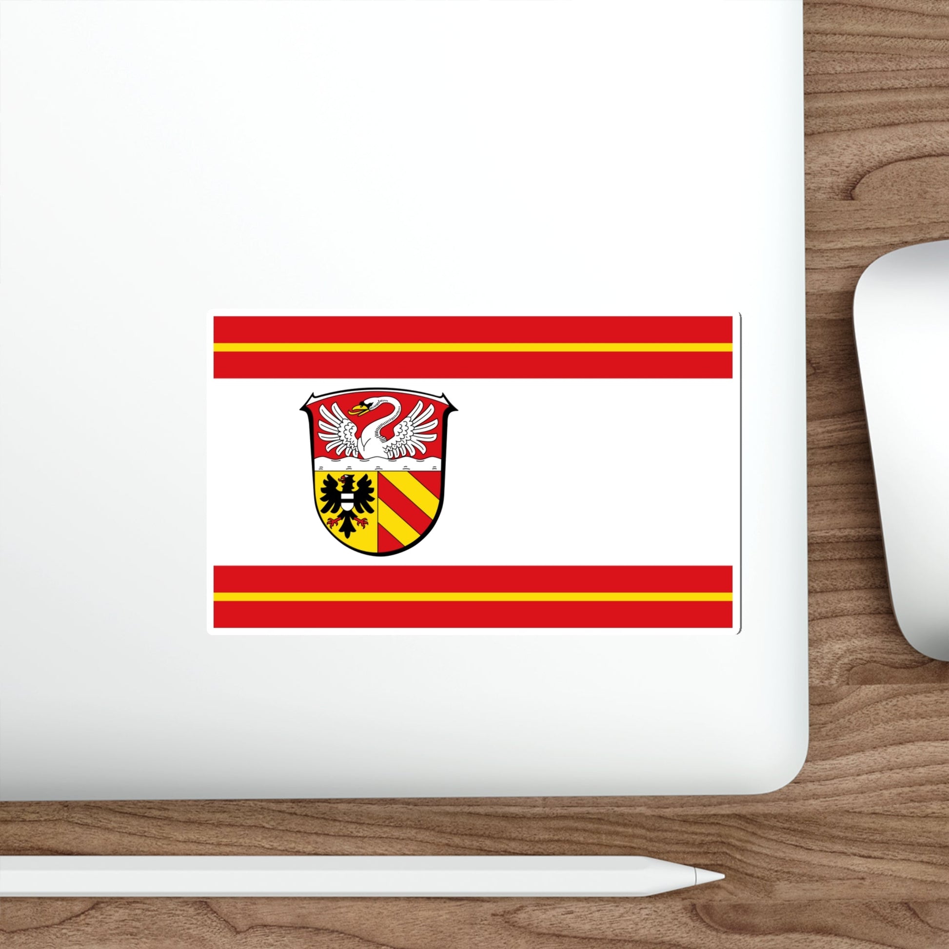 Flag of Main Kinzig Kreis Germany STICKER Vinyl Die-Cut Decal-The Sticker Space