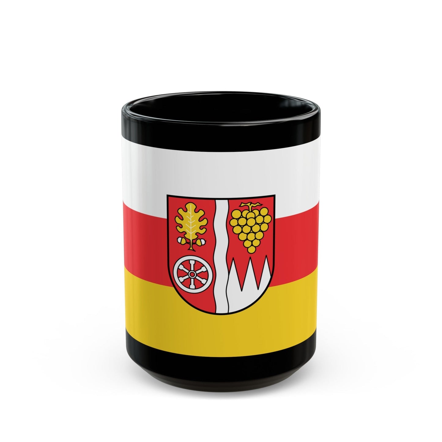 Flag of Main Spessart Germany - Black Coffee Mug-15oz-The Sticker Space