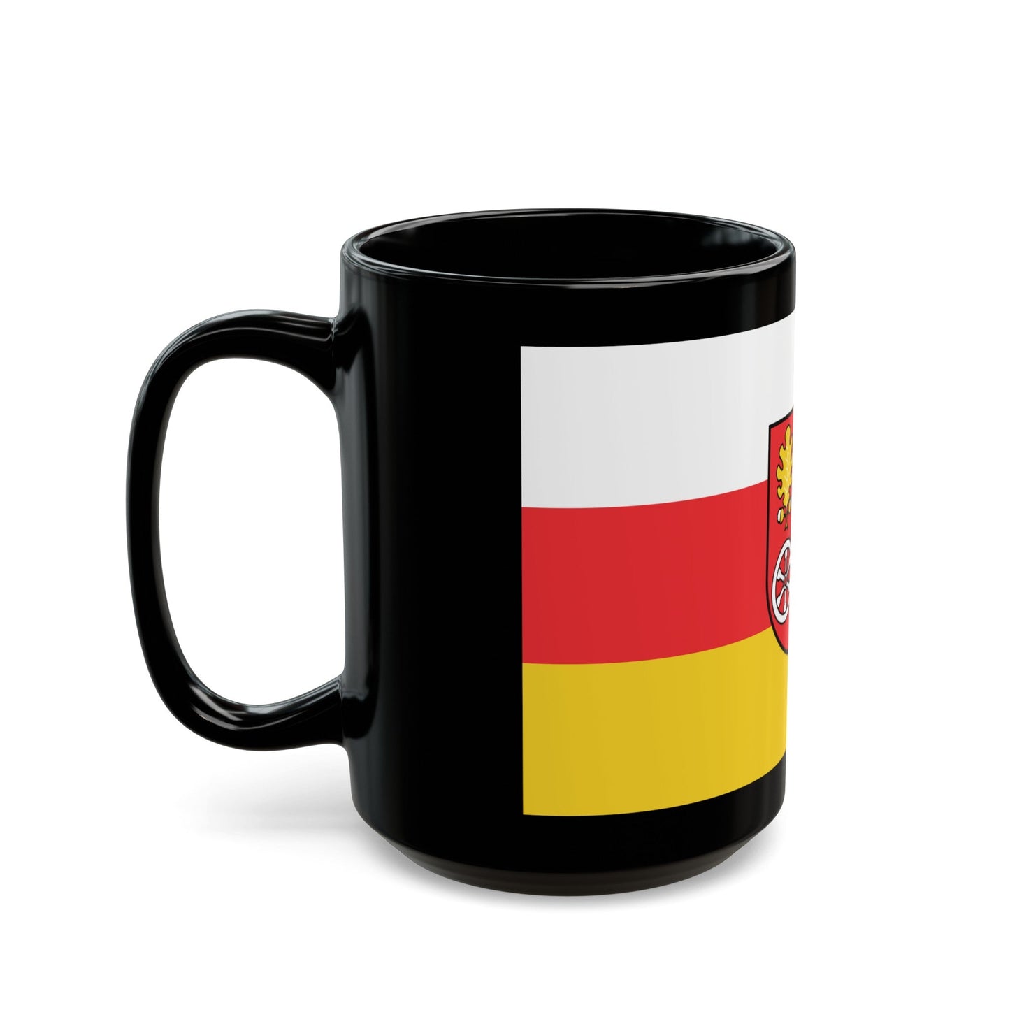 Flag of Main Spessart Germany - Black Coffee Mug-The Sticker Space