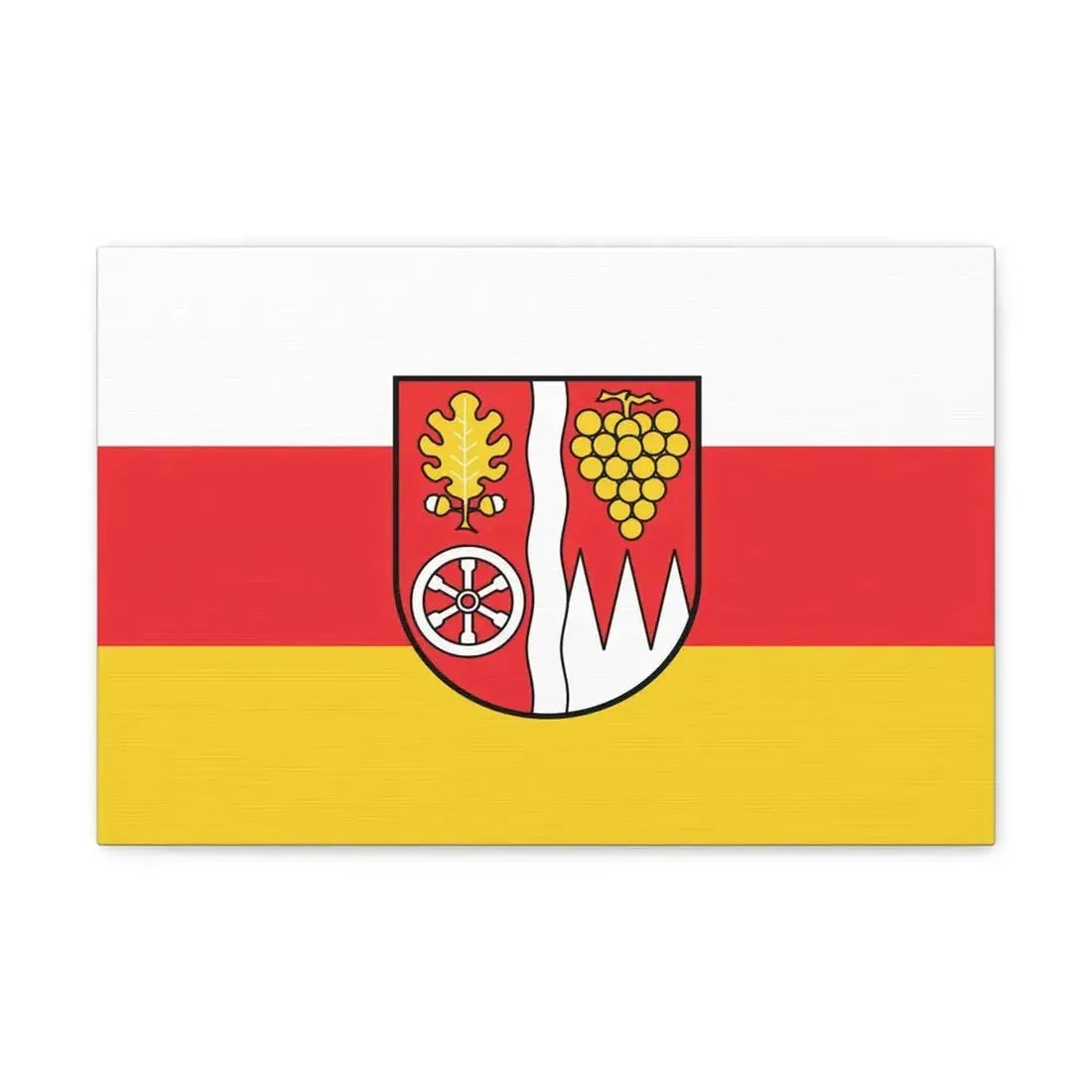 Flag of Main Spessart Germany - Canvas Wall Art 18″ x 12″ 1.25" - The Sticker Space