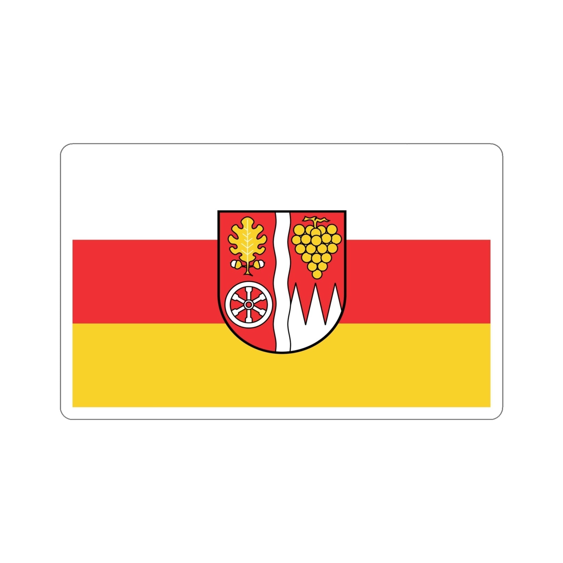 Flag of Main Spessart Germany STICKER Vinyl Die-Cut Decal-6 Inch-The Sticker Space