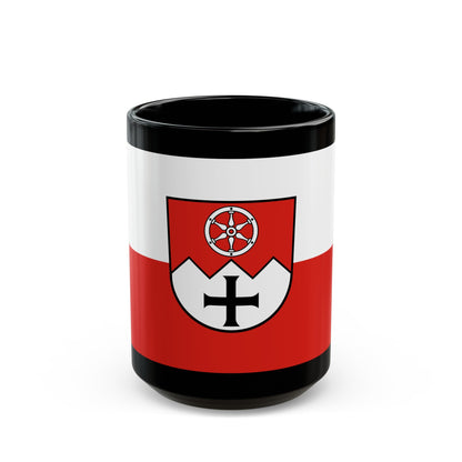 Flag of Main Tauber Kreis Germany - Black Coffee Mug-15oz-The Sticker Space