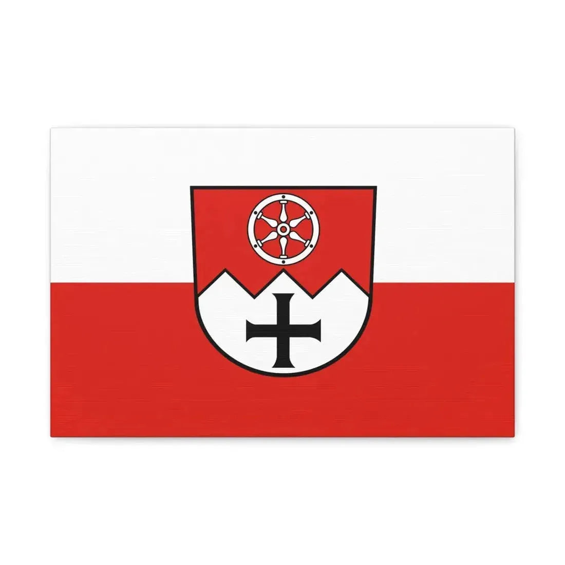 Flag of Main Tauber Kreis Germany - Canvas Wall Art 18″ x 12″ 1.25" - The Sticker Space