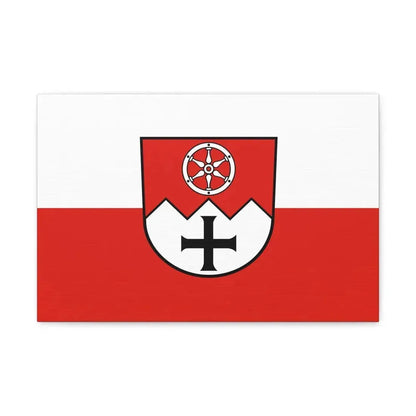 Flag of Main Tauber Kreis Germany - Canvas Wall Art 18″ x 12″ 1.25" - The Sticker Space