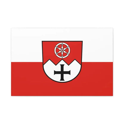 Flag of Main Tauber Kreis Germany - Canvas Wall Art 30" x 20" 1.25" - The Sticker Space