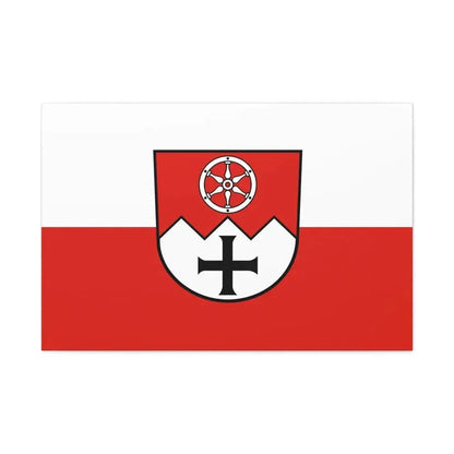 Flag of Main Tauber Kreis Germany - Canvas Wall Art 36" x 24" 1.25" - The Sticker Space