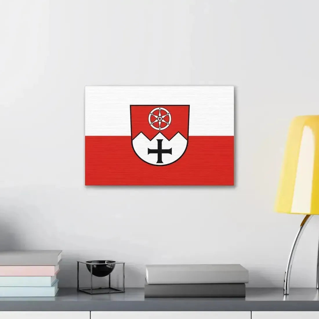 Flag of Main Tauber Kreis Germany - Canvas Wall Art - The Sticker Space