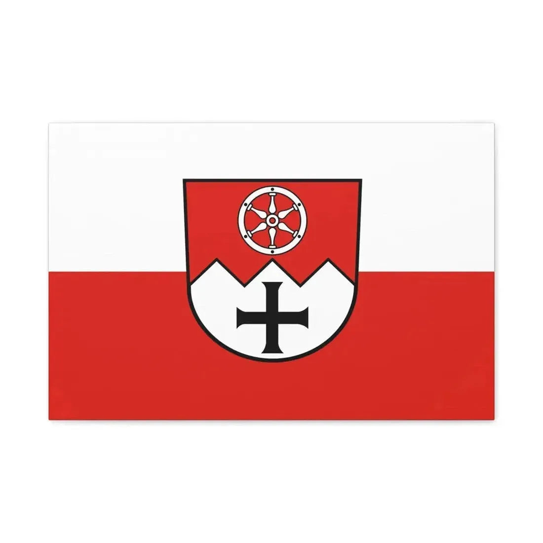 Flag of Main Tauber Kreis Germany - Canvas Wall Art - The Sticker Space