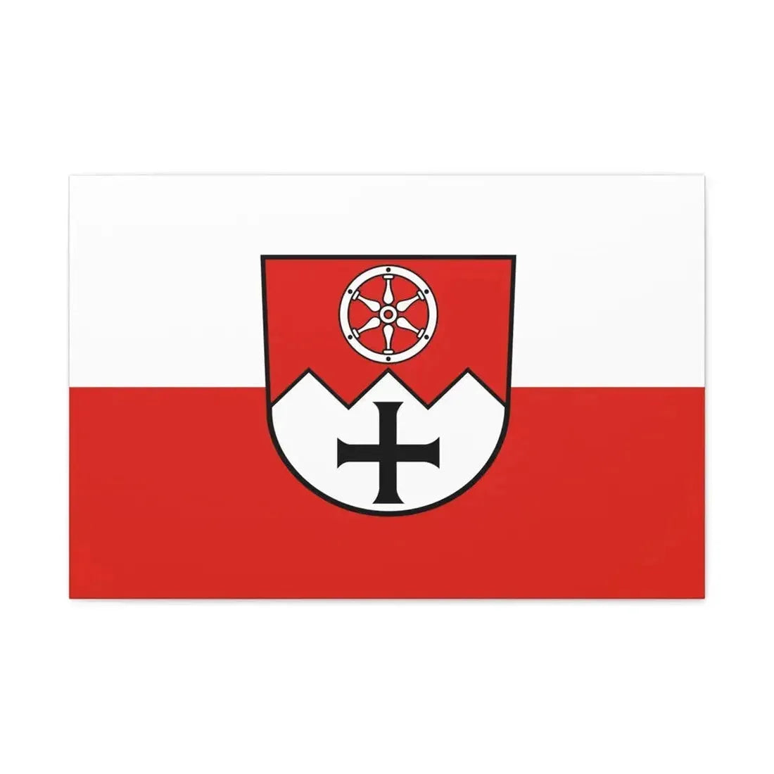 Flag of Main Tauber Kreis Germany - Canvas Wall Art - The Sticker Space