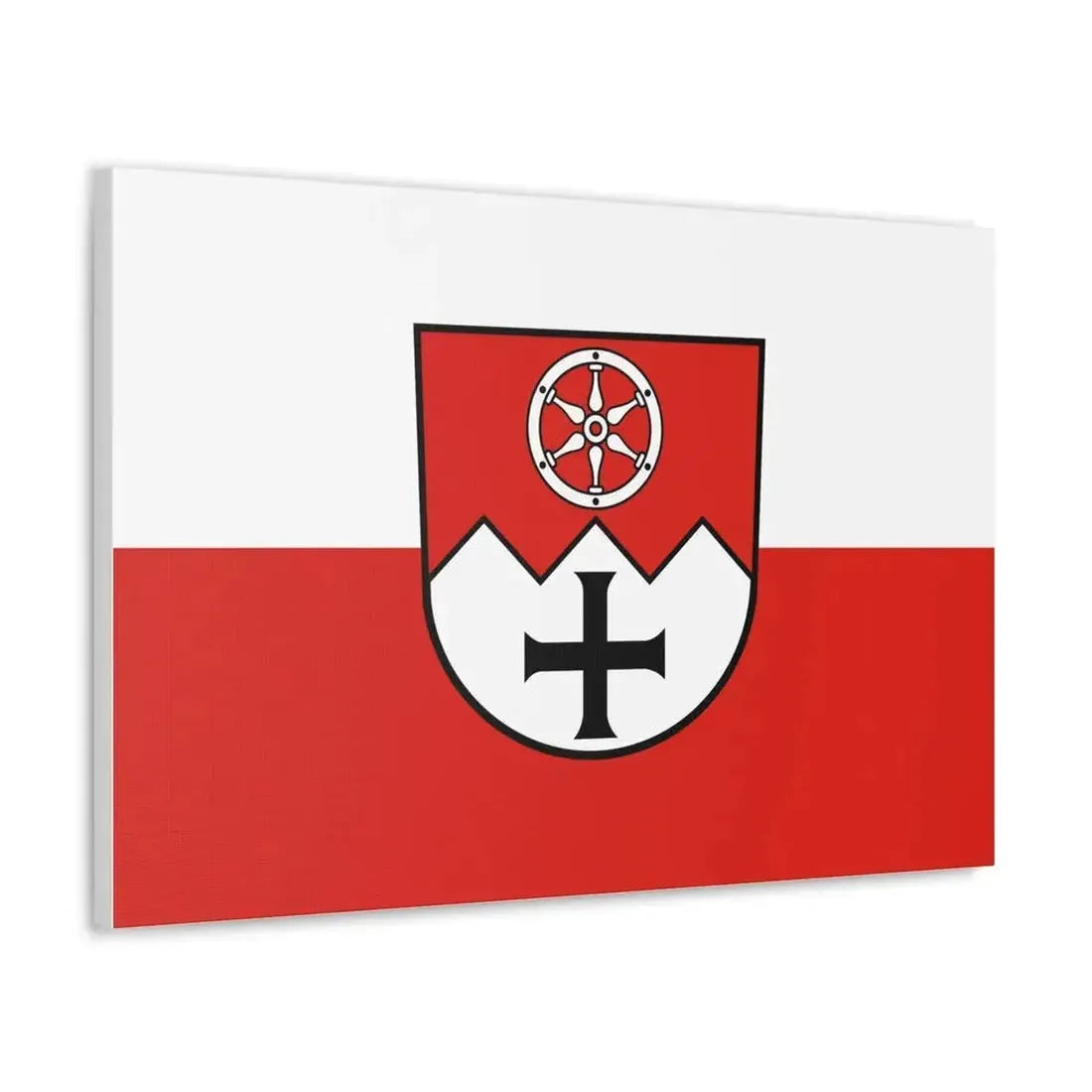 Flag of Main Tauber Kreis Germany - Canvas Wall Art - The Sticker Space