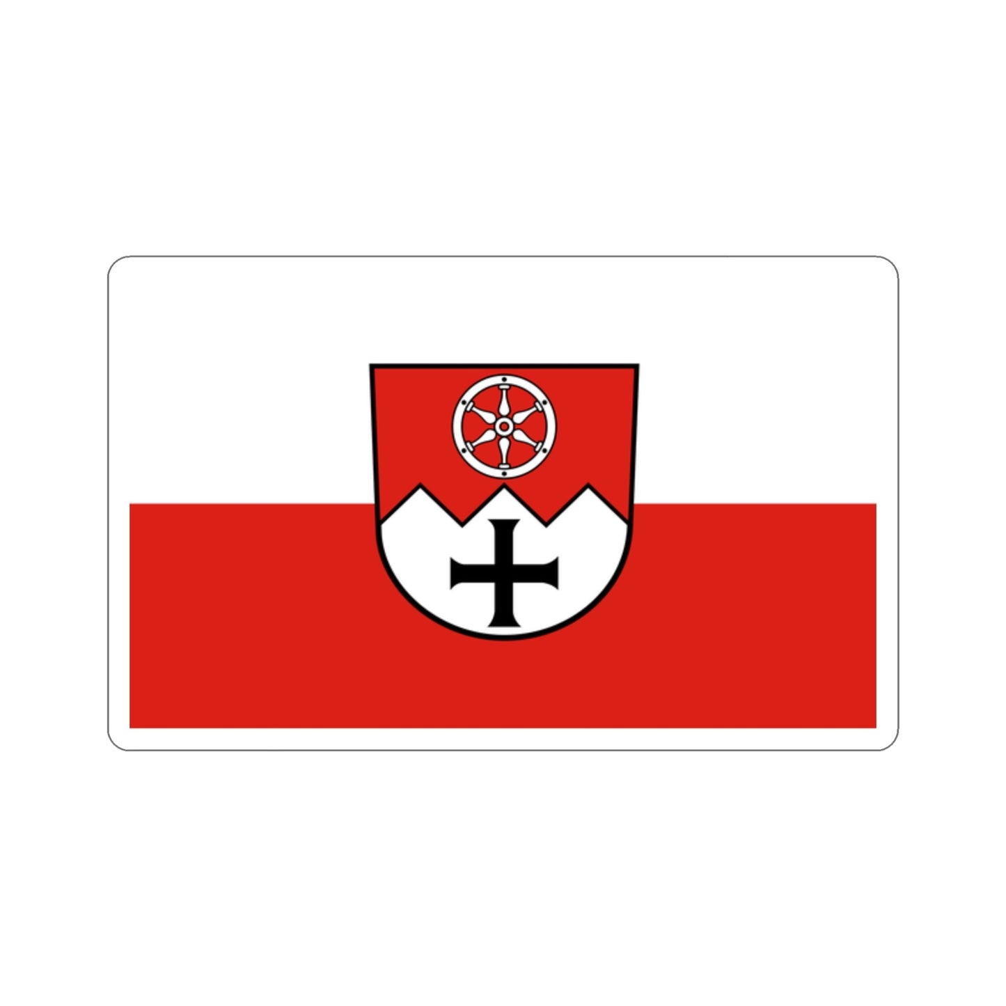 Flag of Main Tauber Kreis Germany STICKER Vinyl Die-Cut Decal-2 Inch-The Sticker Space