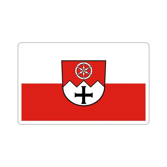 Flag of Main Tauber Kreis Germany STICKER Vinyl Die-Cut Decal 6 Inch - The Sticker Space