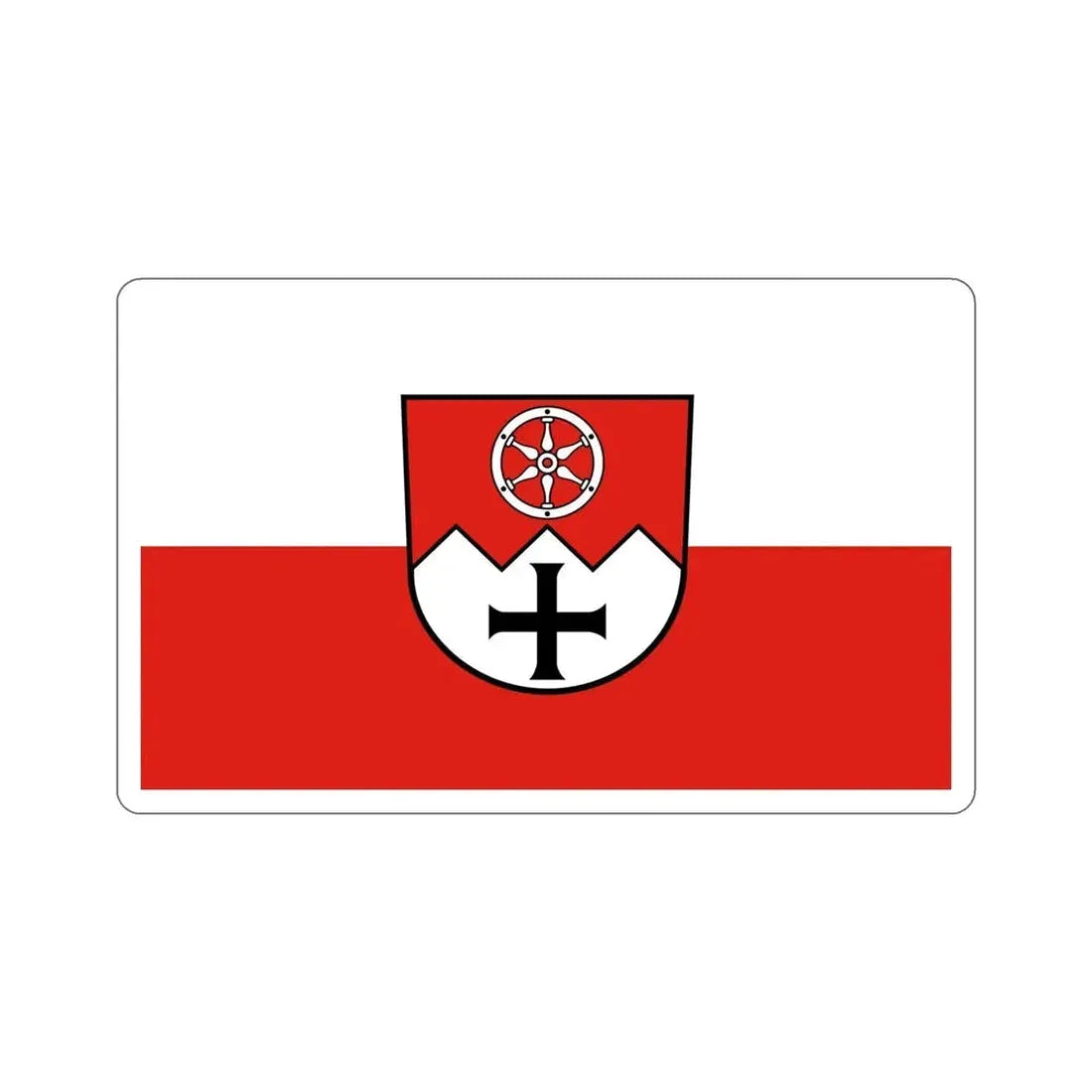 Flag of Main Tauber Kreis Germany STICKER Vinyl Die-Cut Decal - The Sticker Space