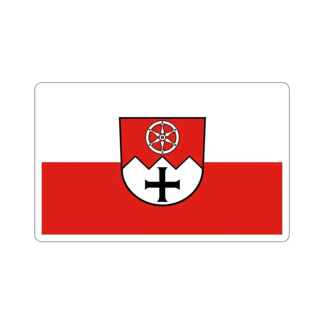 Flag of Main Tauber Kreis Germany STICKER Vinyl Die-Cut Decal - The Sticker Space