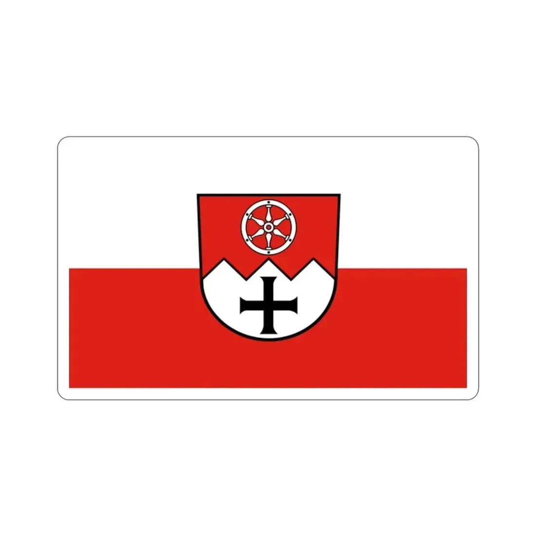 Flag of Main Tauber Kreis Germany STICKER Vinyl Die-Cut Decal - The Sticker Space