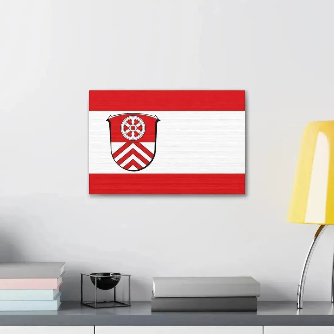 Flag of Main Taunus Kreis Germany - Canvas Wall Art - The Sticker Space
