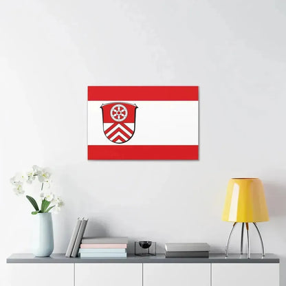 Flag of Main Taunus Kreis Germany - Canvas Wall Art - The Sticker Space
