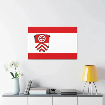 Flag of Main Taunus Kreis Germany - Canvas Wall Art - The Sticker Space