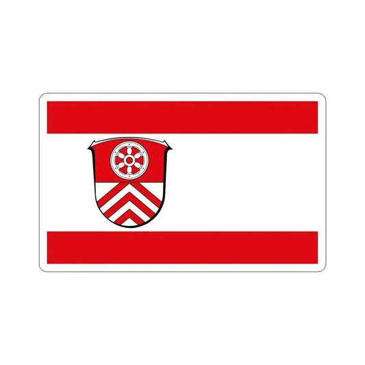 Flag of Main Taunus Kreis Germany STICKER Vinyl Die-Cut Decal 6 Inch - The Sticker Space