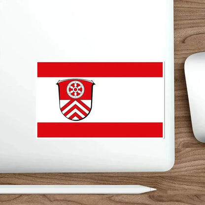Flag of Main Taunus Kreis Germany STICKER Vinyl Die-Cut Decal - The Sticker Space