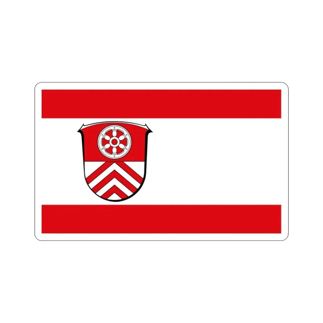 Flag of Main Taunus Kreis Germany STICKER Vinyl Die-Cut Decal - The Sticker Space