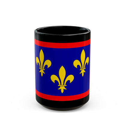 Flag of Maine et Loire France 2 - Black Coffee Mug-15oz-The Sticker Space