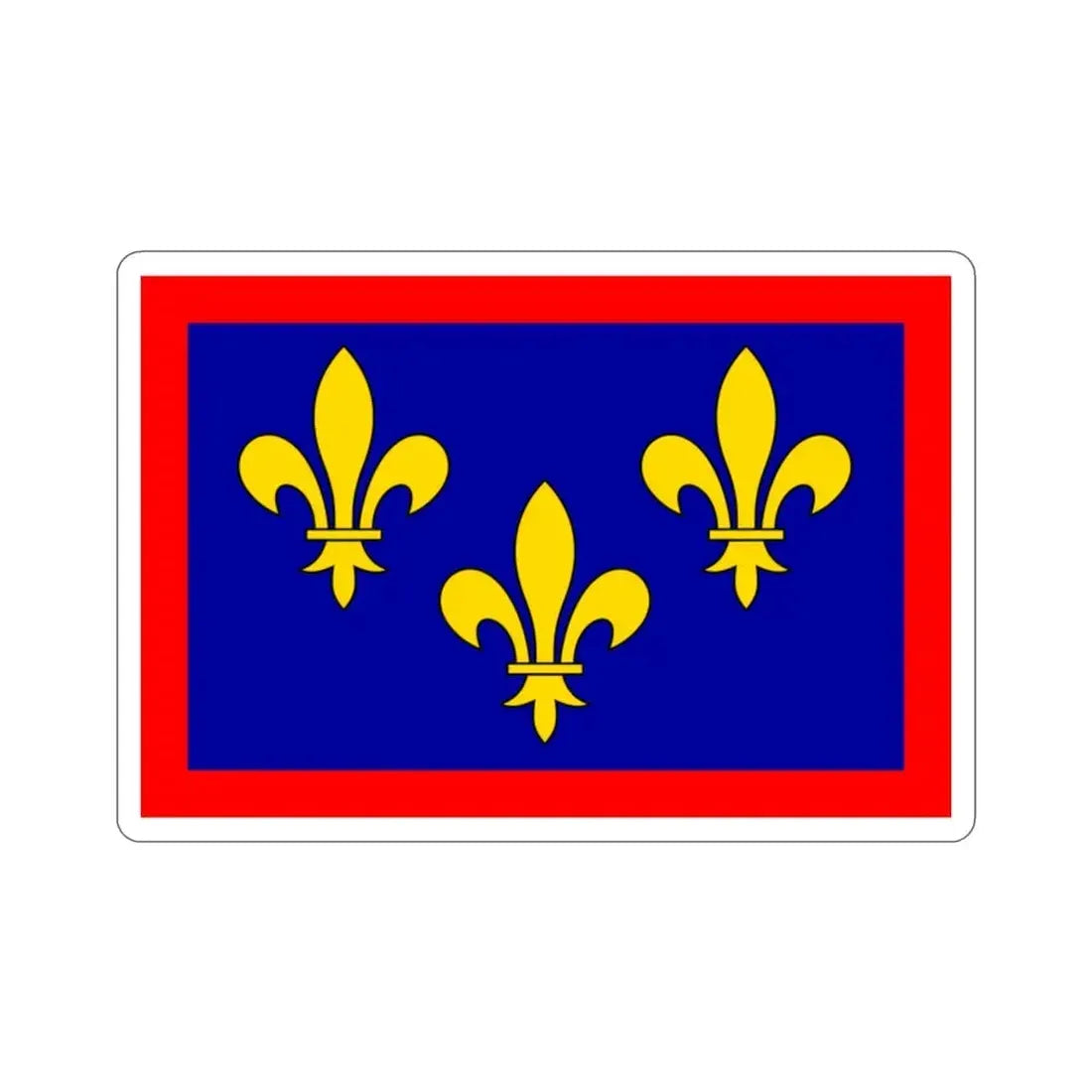Flag of Maine et Loire France 2 STICKER Vinyl Die-Cut Decal 2 Inch - The Sticker Space