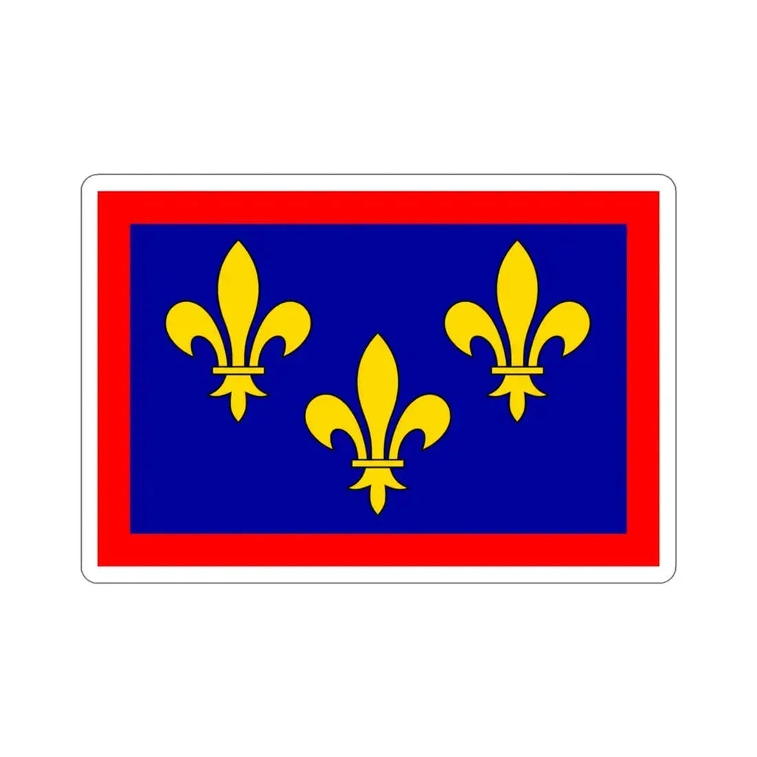 Flag of Maine et Loire France 2 STICKER Vinyl Die-Cut Decal 3 Inch - The Sticker Space