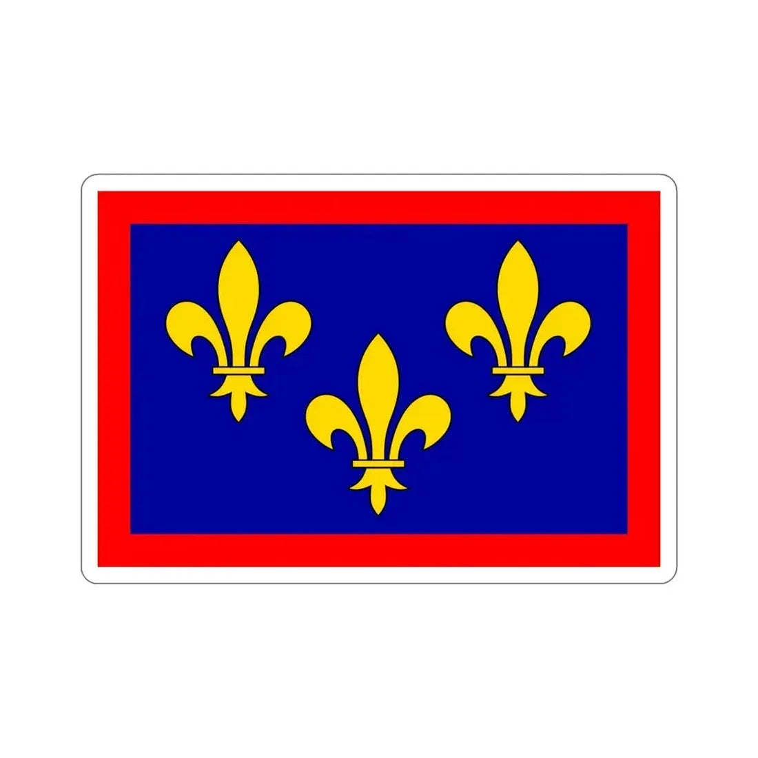 Flag of Maine et Loire France 2 STICKER Vinyl Die-Cut Decal 5 Inch - The Sticker Space