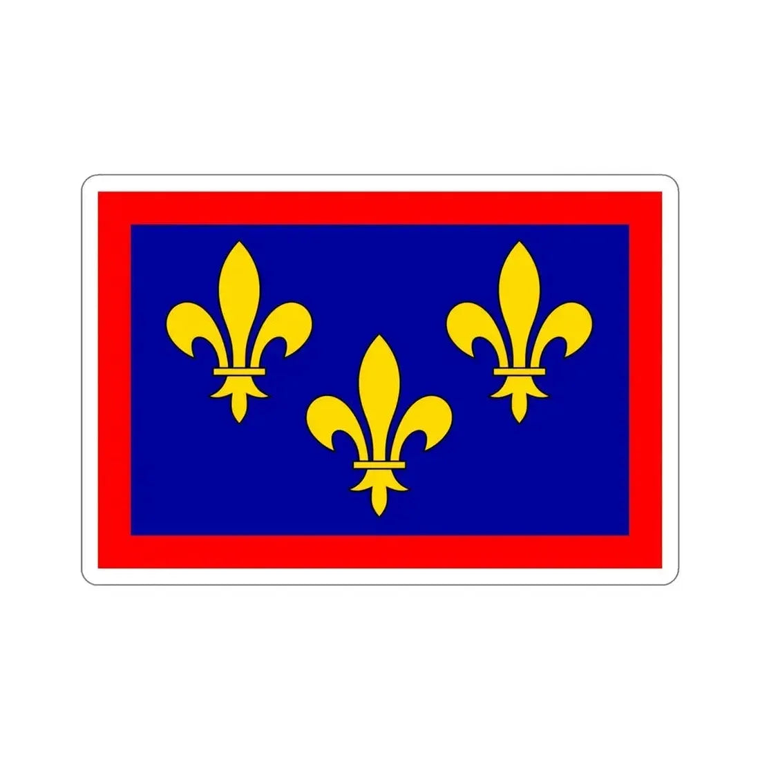 Flag of Maine et Loire France 2 STICKER Vinyl Die-Cut Decal 6 Inch - The Sticker Space