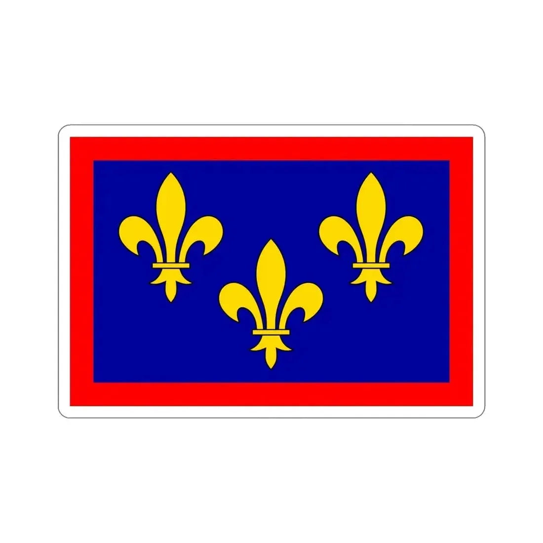 Flag of Maine et Loire France 2 STICKER Vinyl Die-Cut Decal - The Sticker Space