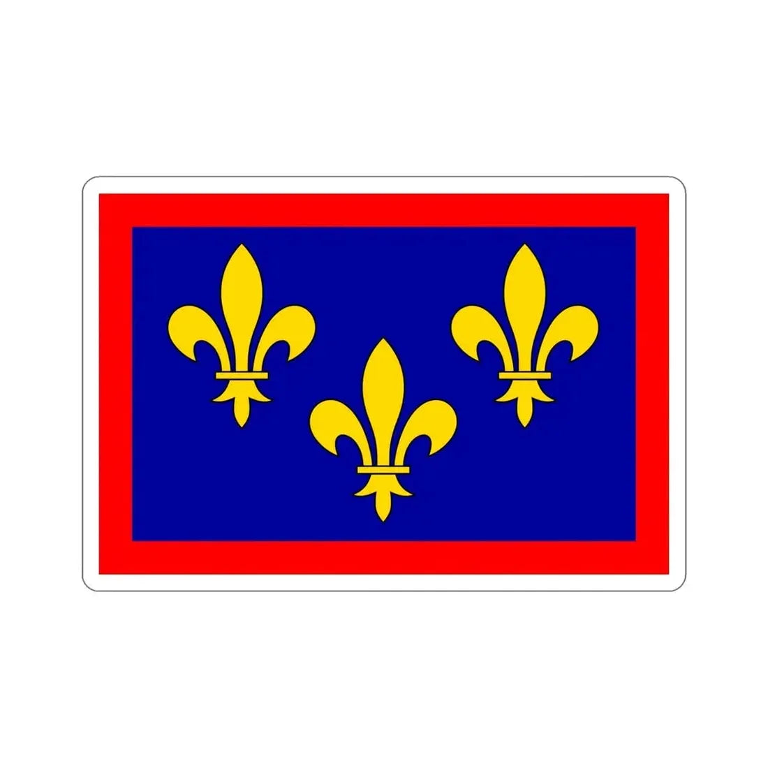 Flag of Maine et Loire France 2 STICKER Vinyl Die-Cut Decal - The Sticker Space