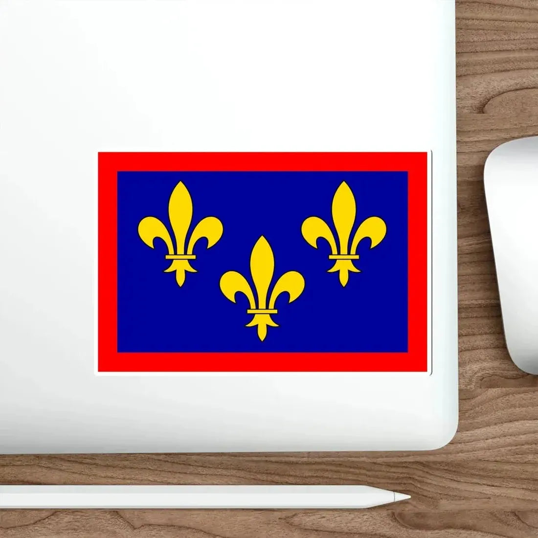 Flag of Maine et Loire France 2 STICKER Vinyl Die-Cut Decal - The Sticker Space
