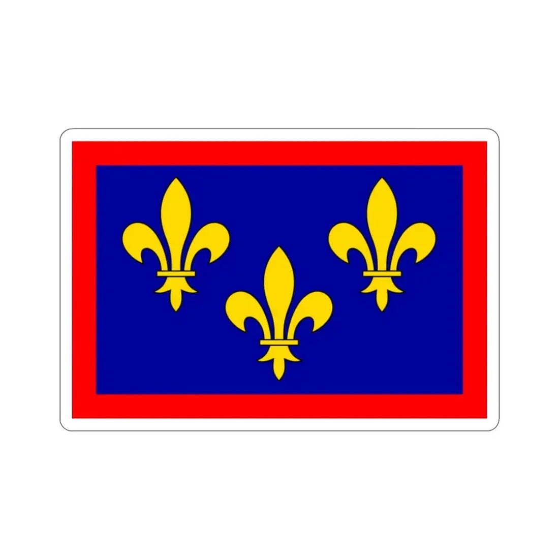 Flag of Maine et Loire France 2 STICKER Vinyl Die-Cut Decal - The Sticker Space