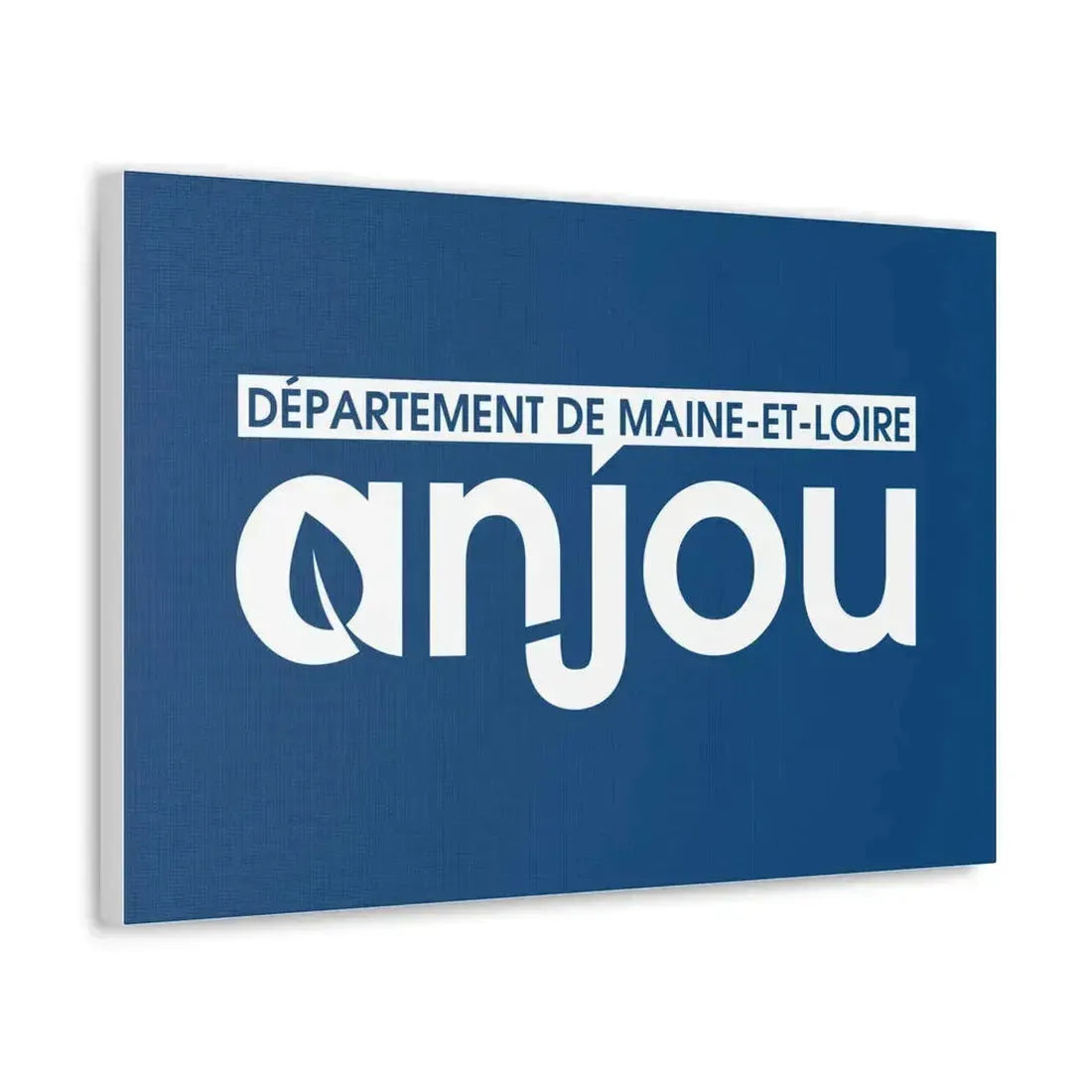 Flag of Maine et Loire France - Canvas Wall Art - The Sticker Space