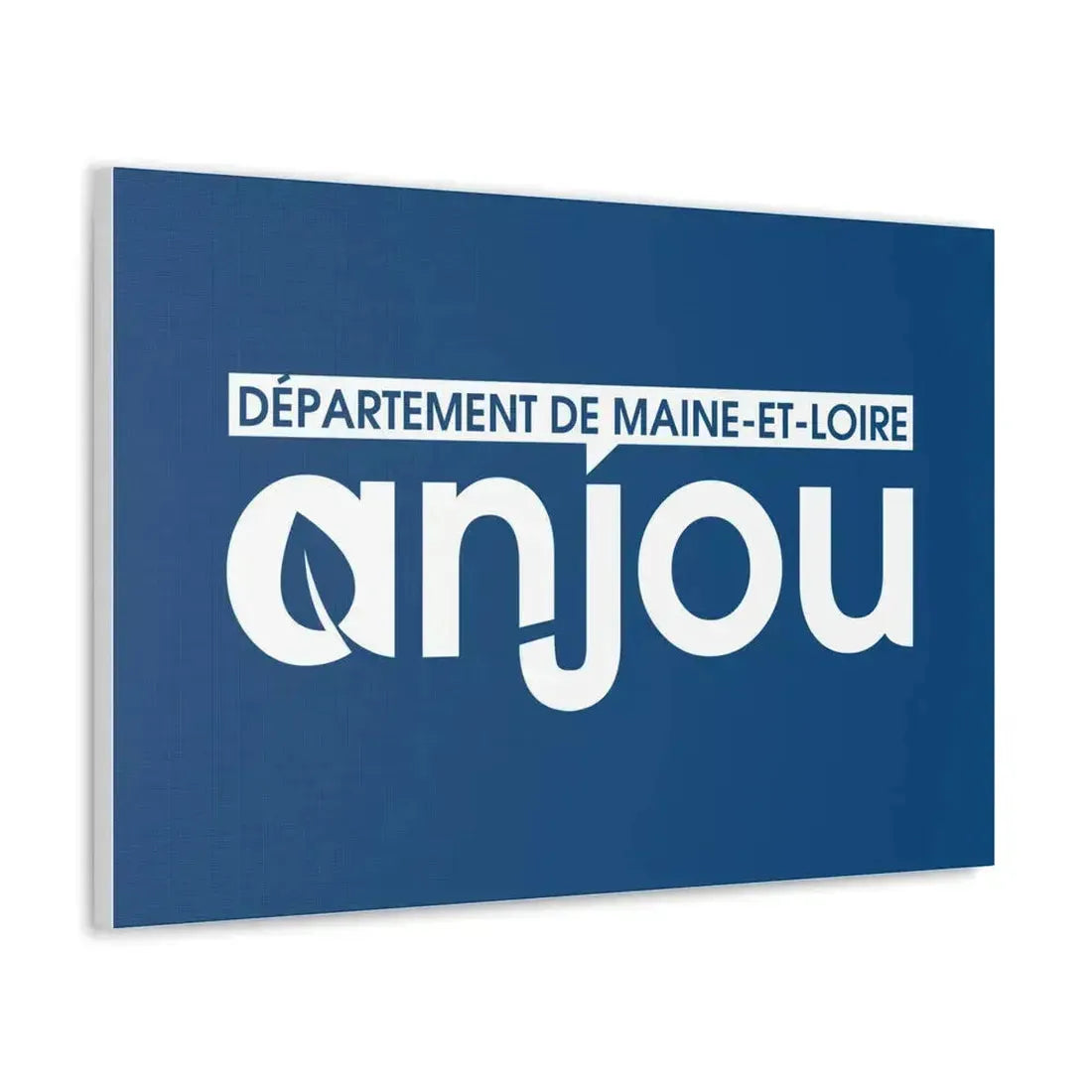 Flag of Maine et Loire France - Canvas Wall Art - The Sticker Space