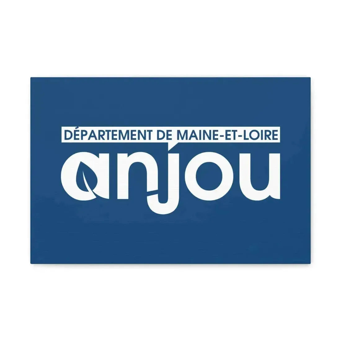 Flag of Maine et Loire France - Canvas Wall Art - The Sticker Space