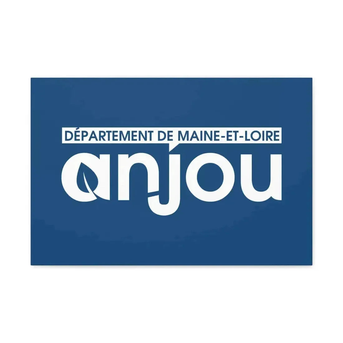 Flag of Maine et Loire France - Canvas Wall Art - The Sticker Space