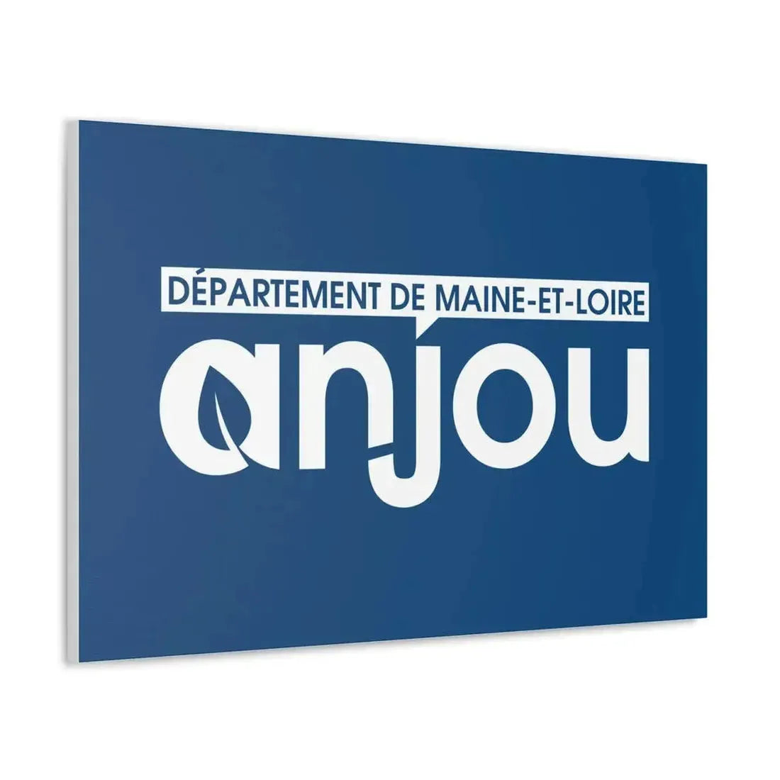 Flag of Maine et Loire France - Canvas Wall Art - The Sticker Space