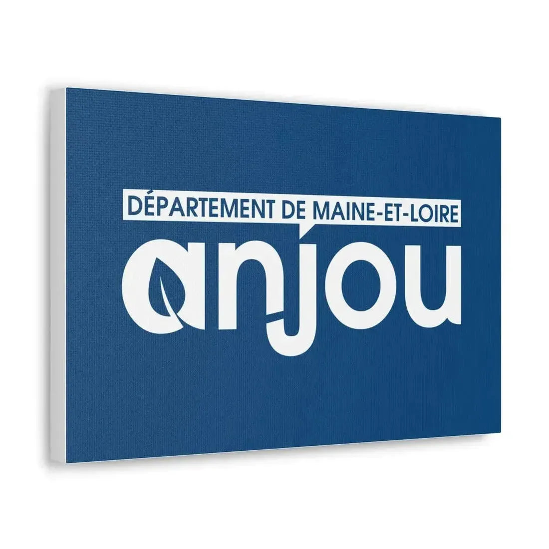 Flag of Maine et Loire France - Canvas Wall Art - The Sticker Space