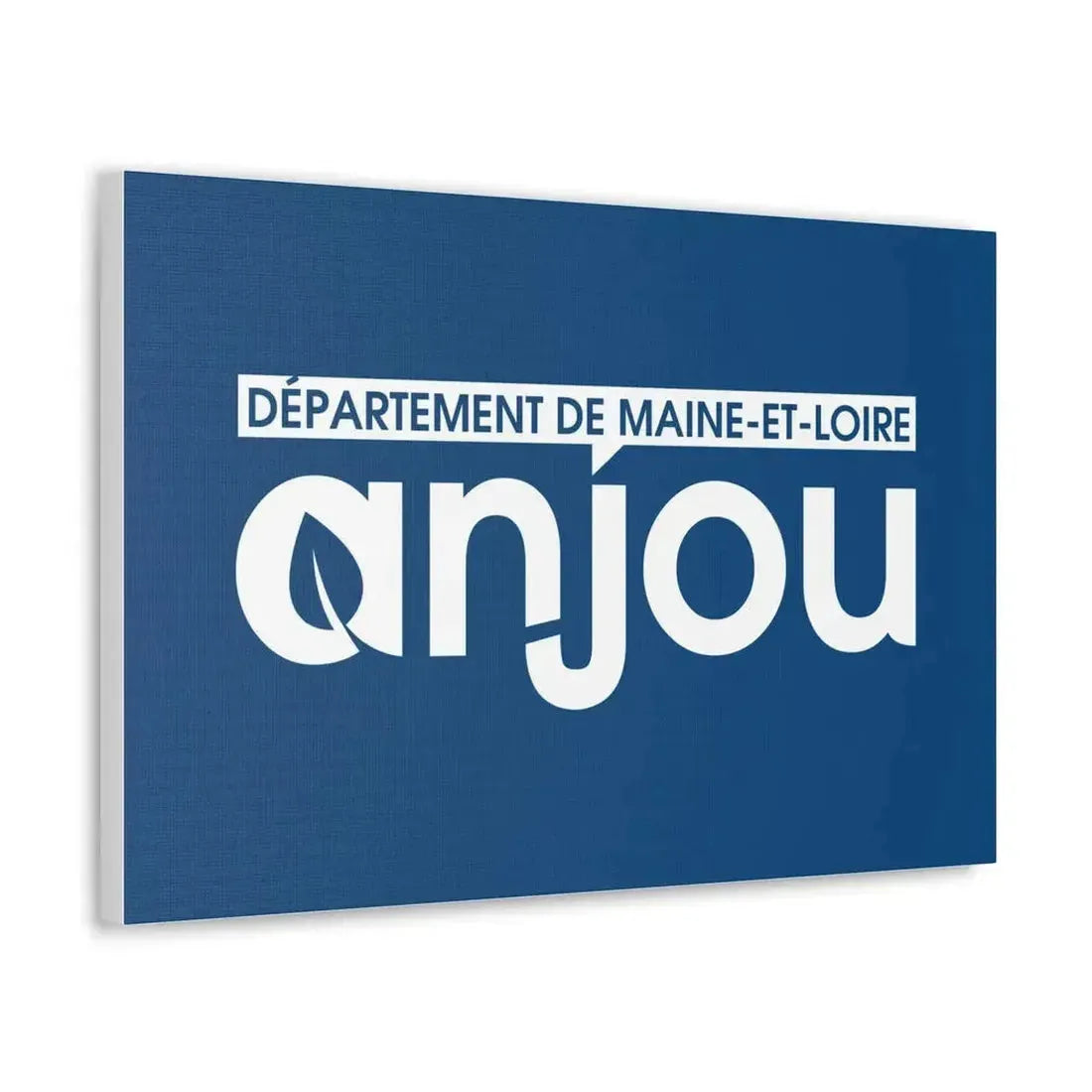Flag of Maine et Loire France - Canvas Wall Art - The Sticker Space